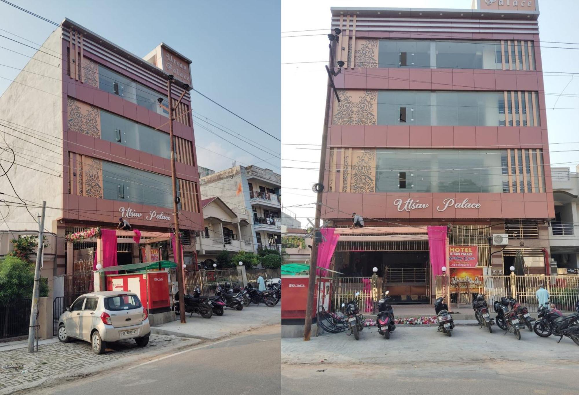 Hotel Utsav Palace Kanpur Bagian luar foto